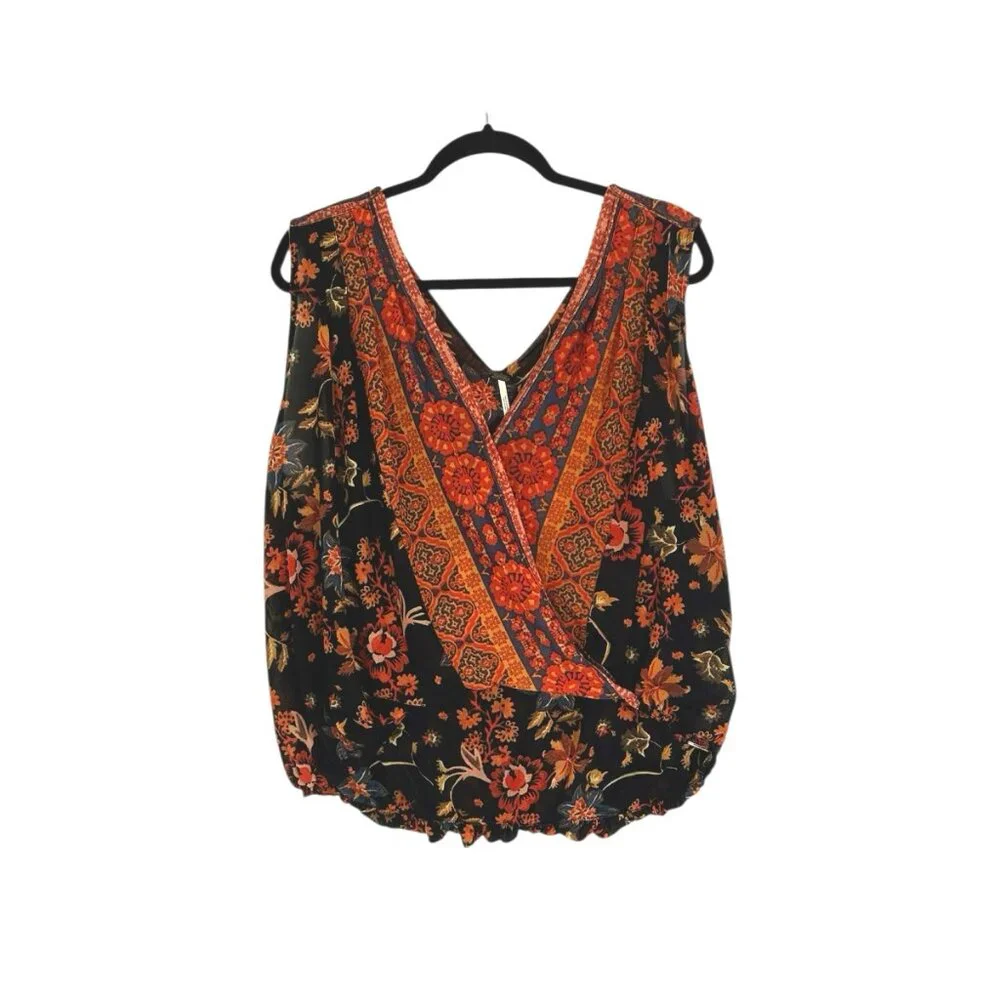 Free People Havana Sleeveless Surplice Top - Picture 4 of 11